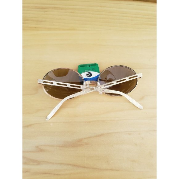 NWT Y2K Gold Sunglasses - Picture 2 of 3